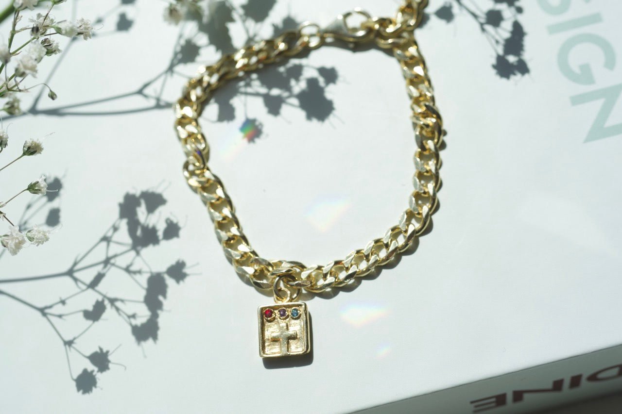 Cross Bracelet - IN A PEACE gold