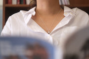 Joyful Heart Necklace - IN A PEACE - silver - with a book