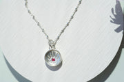 Sun Necklace - IN A PEACE - silver